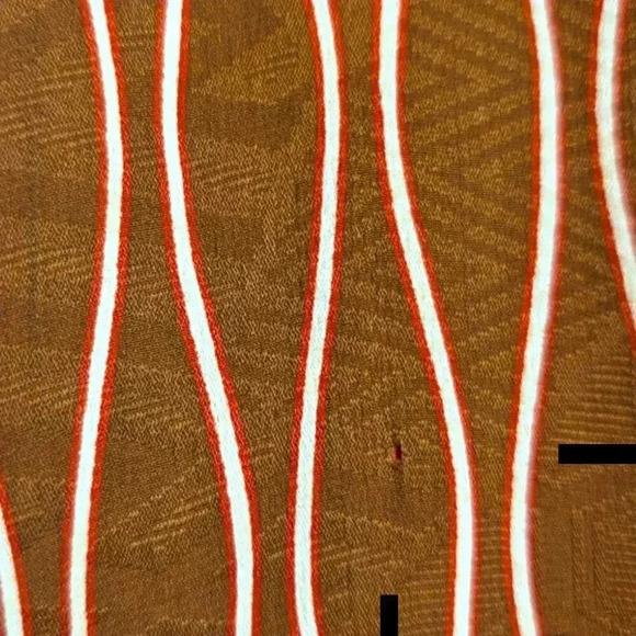 Vintage Silk Brown & White Kimono - Picture 11 of 12